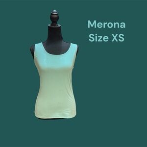 MERONA SIZE XS TANK IN MINT GREEN GENTLY WORN